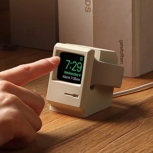 Podstawka pod ładowarke iWatch - Apple Watch 7 6 5 4 - w stylu retro komputera - main.jpeg