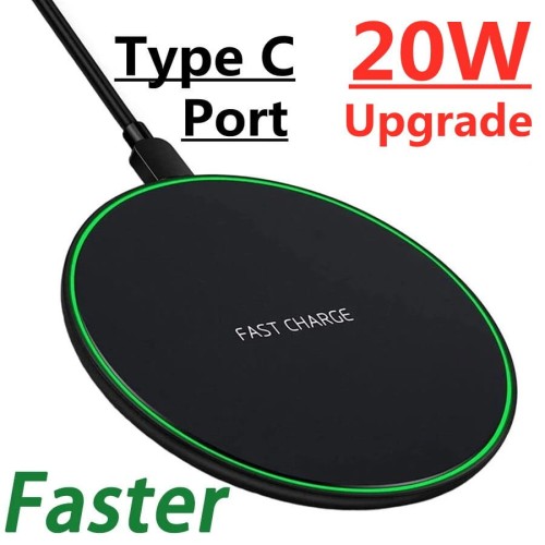 Bezprzewodowa ładowarka do telefonu - indukcyjna - do Iphone - Samsung - Xiaomi - 20W + Kabel .jpeg