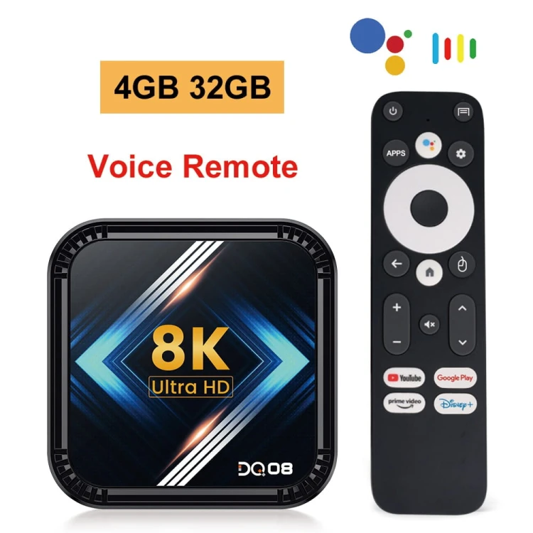 DQ08 RK3528 Smart TV Box Android - Android 13 - HDR10+ - Quad Core 4K - 8K - Sterowanie głosem-4GB-32GB-VOICE.jpeg