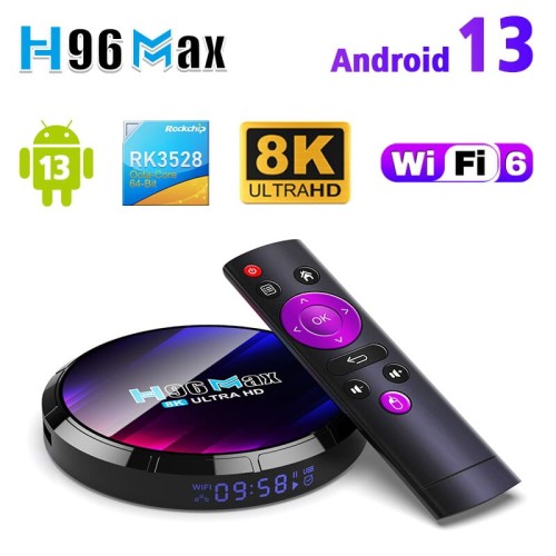 H96MAX RK3528 - Smart TV Box Android - 2.4G5GHz WiFi6 - BT5.0 - 4K Video - MAIN.jpeg