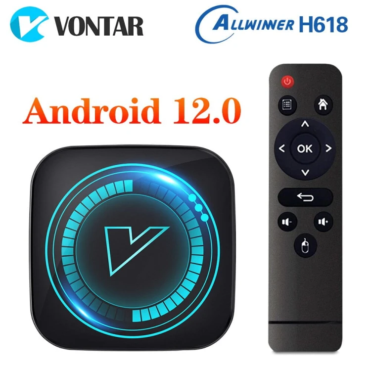 VONTAR H618 - Smart TV Box Android - Android 12 - Quad Core Cortex A53 - 8K Video - Google Voice - MAIN.jpeg