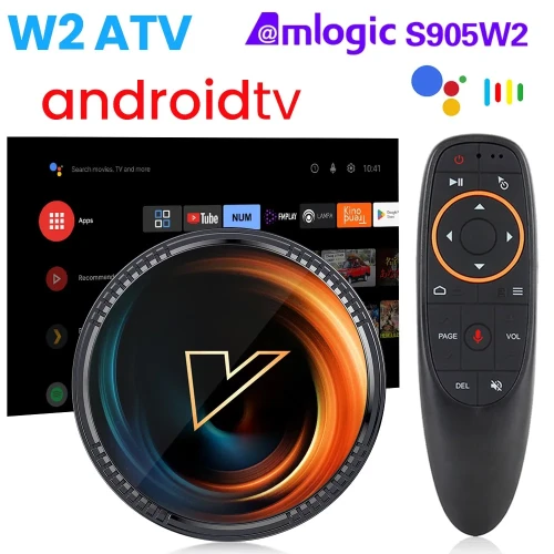 W2 ATV - Smart TV Box Android 11 - Amlogic S905W2 - 4K - 2.4&amp;5G Wifi BT - Google Voice-main.webp