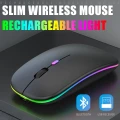 Icem - Mała ergonomiczna mysz bezprzewodowa - RGB - Bluetooth - USB - Klawiatura - Main.webp