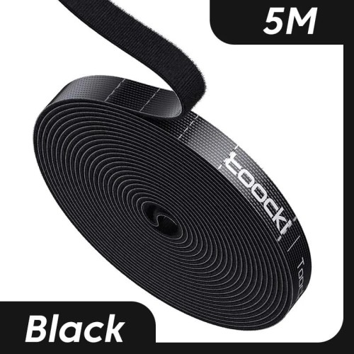Velcro - Organizer na kable - na rzepy - 10mm - długość 5m - czarny.jpeg