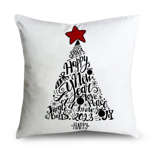 Yule - Poszewka na poduszkę świąteczna 45x45cm - piękne świąteczne wzory - Christmas Tree IV.jpeg