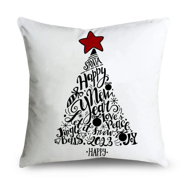 Yule - Poszewka na poduszkę świąteczna 45x45cm - piękne świąteczne wzory - Christmas Tree IV.jpeg