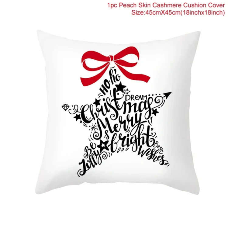 Yule - Poszewka na poduszkę świąteczna 45x45cm - piękne świąteczne wzory - Christmas Star.jpeg