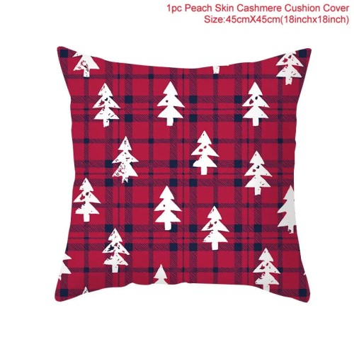 Yule - Poszewka na poduszkę świąteczna 45x45cm - piękne świąteczne wzory - Trees.jpeg