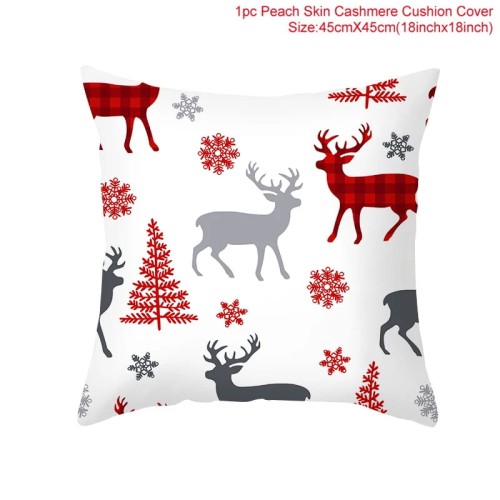 Yule - Poszewka na poduszkę świąteczna 45x45cm - piękne świąteczne wzory - Deer IV.jpeg