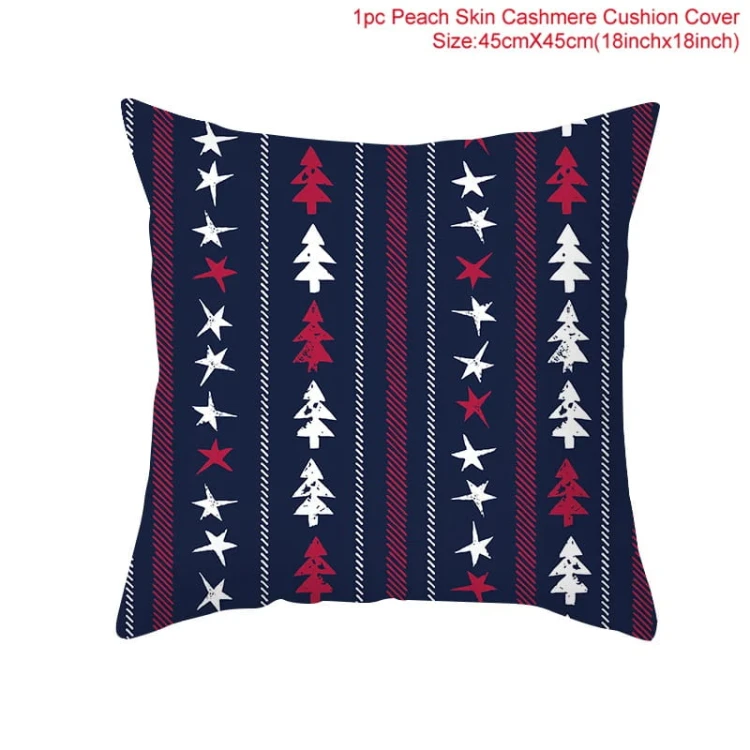 Yule - Poszewka na poduszkę świąteczna 45x45cm - piękne świąteczne wzory - Tree Star.jpeg