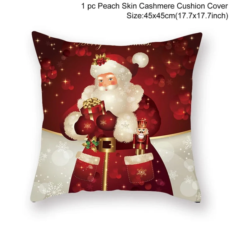 Yule - Poszewka na poduszkę świąteczna 45x45cm - piękne świąteczne wzory - Santa Claus III.jpeg