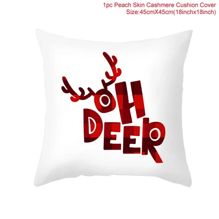 Yule - Poszewka na poduszkę świąteczna 45x45cm - piękne świąteczne wzory - Oh Deer.jpeg
