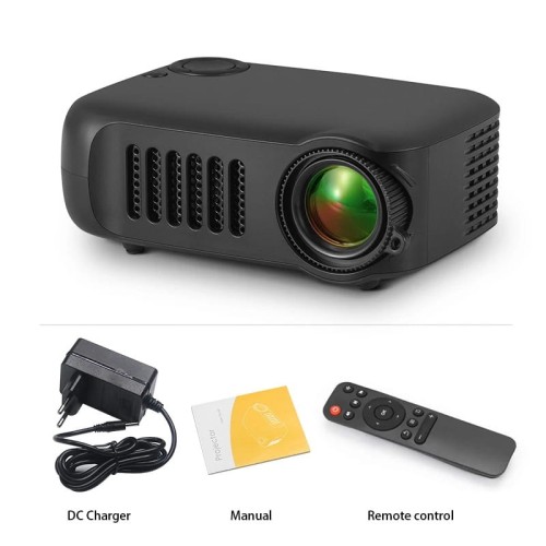 MinProject - Mini projektor domowy - 3D LED - 4K - 1080P - HD - Smart TV BOX - Czarny.jpeg