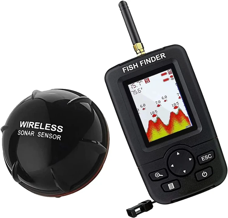 FishFind - Przenośny bezprzewodowy sonar wodny - 37M - LCD - Czarny.jpeg