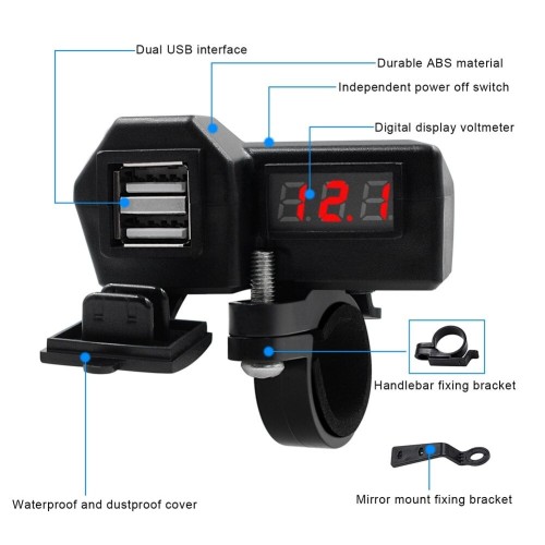 Motocyklowa Ładowarka USB - 3.1A-Main-2.jpg