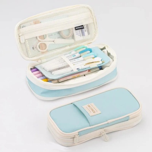 Duży Piórnik Bez Wyposażenia - rozszerzający się - Baby Blue.jpeg