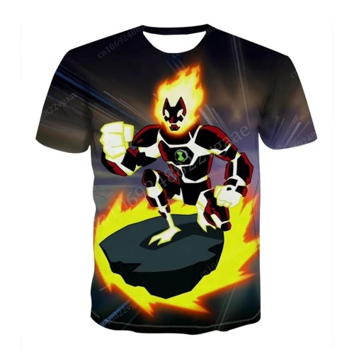 Koszulka dla dzieci - Ben 10 - DRUK 3D - Czarny.jpeg