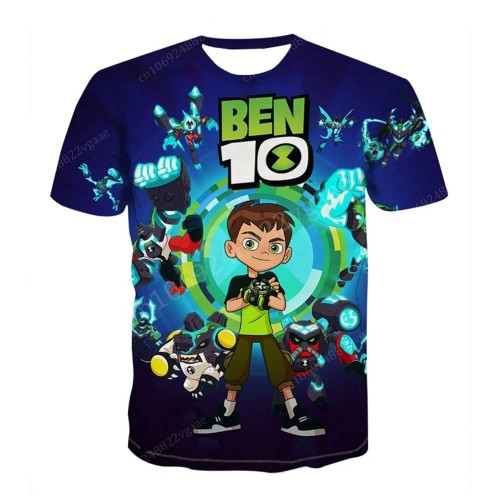 Koszulka dla dzieci - Ben 10 - DRUK 3D - Navy.jpeg