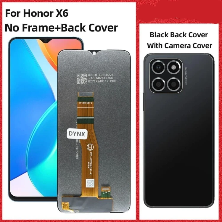 Honor X6 LCD DIGITIZER Ekran - bez ramki - czarna obudowa.jpeg