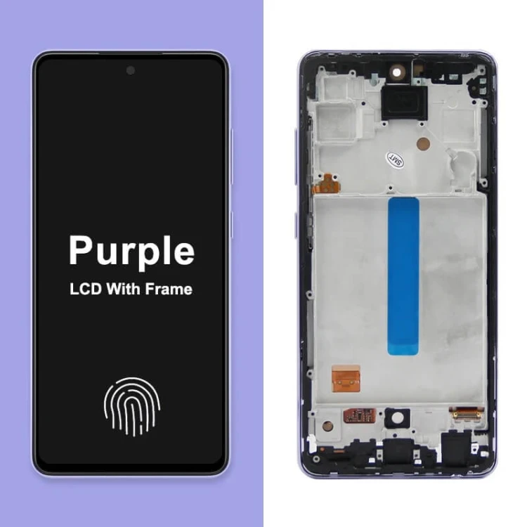 Samsung Galaxy A52 4G A525F LCD Digitizer Ramka - AMOLED - fioletowa ramka.jpeg