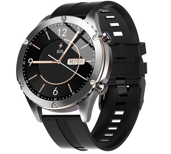 Inteligentny zegarek smartwatch męski FIT Bluetooth Android Apple - CZARNY.jpg