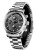Srebrny Zegarek Męski Chronograph  Luksusowy Zegarek Sportowy - Czarna koperta koperta.jpeg