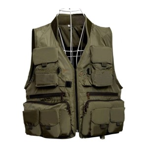 Kamizelka Wędkarska Męska – Szybkoschnąca, Oddychająca, 13 Kieszeni, Outdoor & Survival