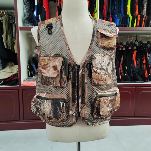 Kamizelka Wędkarska Camo 5 - kamuflaz - Wodoodporna.jpg