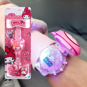 Zegarek Dziecięcy Hello Kitty MyMelody z Muzyką – Silikonowy Pasek, My Melody, Prezent Urodzinowy