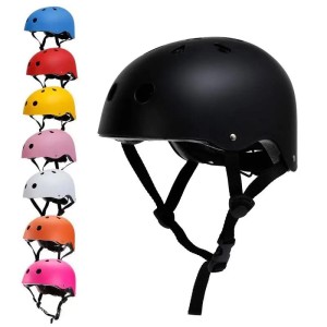 Kask sportowy dla dzieci i dorosłych | Rower, hulajnoga elektryczna, rolki, deskorolka | 5 kolorów, 300g | Czarny