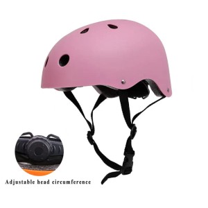 Kask sportowy dla dzieci i dorosłych | Rower, hulajnoga elektryczna, rolki, deskorolka | 5 kolorów, 300g | Różowy