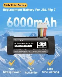 Akumulator Bateria do JBL Flip 7 | GSP 1S1P-F7A 3.63V 6000mAh