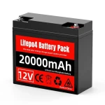 Akumulator LiFePO4 12V 20Ah 12.8V 5000+ Cykli BMS IP5 Lekki 1.8kg