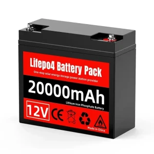 Akumulator LiFePO4 12V 20Ah 12.8V 5000+ Cykli BMS IP5 Lekki 1.8kg