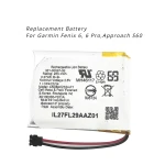Bateria Akumulator Garmin Fenix 6 / 6 Pro 265mAh (361-00097-00)