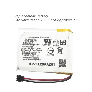 Bateria Akumulator Garmin Fenix 6 / 6 Pro 265mAh (361-00097-00)
