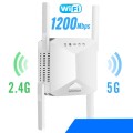 Wzmacniacz zasięgu WIFI 2.4-5G - Repeater 3001200 Mbps - biały - 1200mbps.jpeg