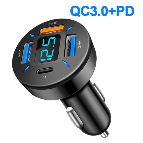 Ładowarka samochodowa z 4 portami ładowania - USB 3.0 - USB-C .jpeg
