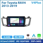 Radio samochodowe Android 10" - Nawigacja - Kamera - Toyota RAV4 2013-2019
