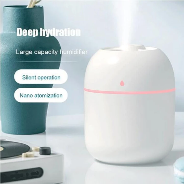 Mały nawilżacz powietrza X - z aromaterapią i oświetleniem LED - 220ML - cichy i wydajny.jpeg