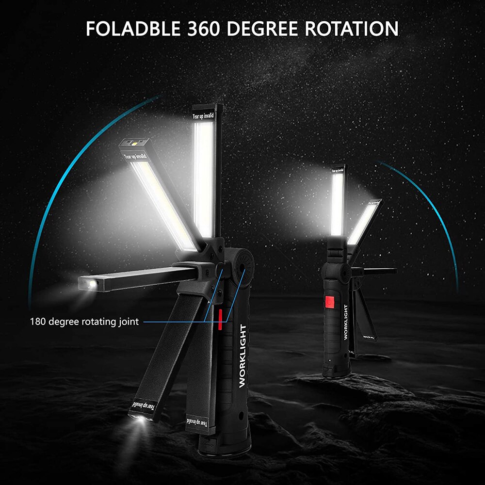 Kempingowa Lampa LED S-A31 - rotacja światła o 360 stopni