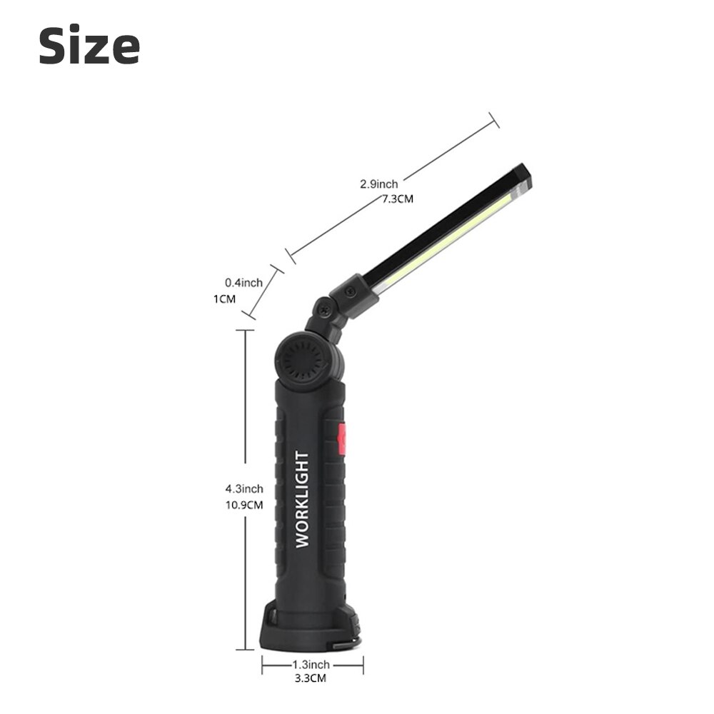 Kempingowa Lampa LED S-A31 - wymiary lampy led