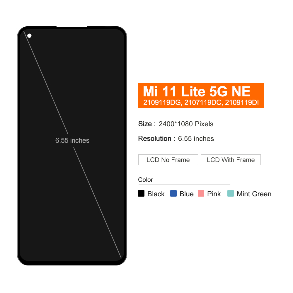 Xiaomi Redmi Note 11 Lite 5G LCD ekran ramka opis